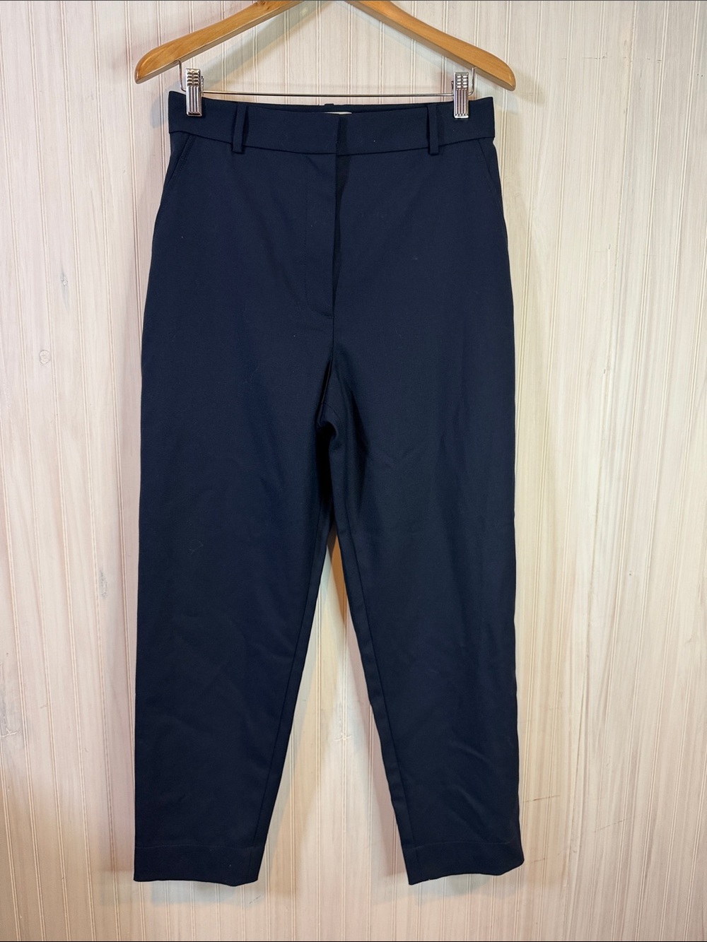 ST JOHN NAVY TROUSER LUXURY BUSINESS CASUAL PANTS 8